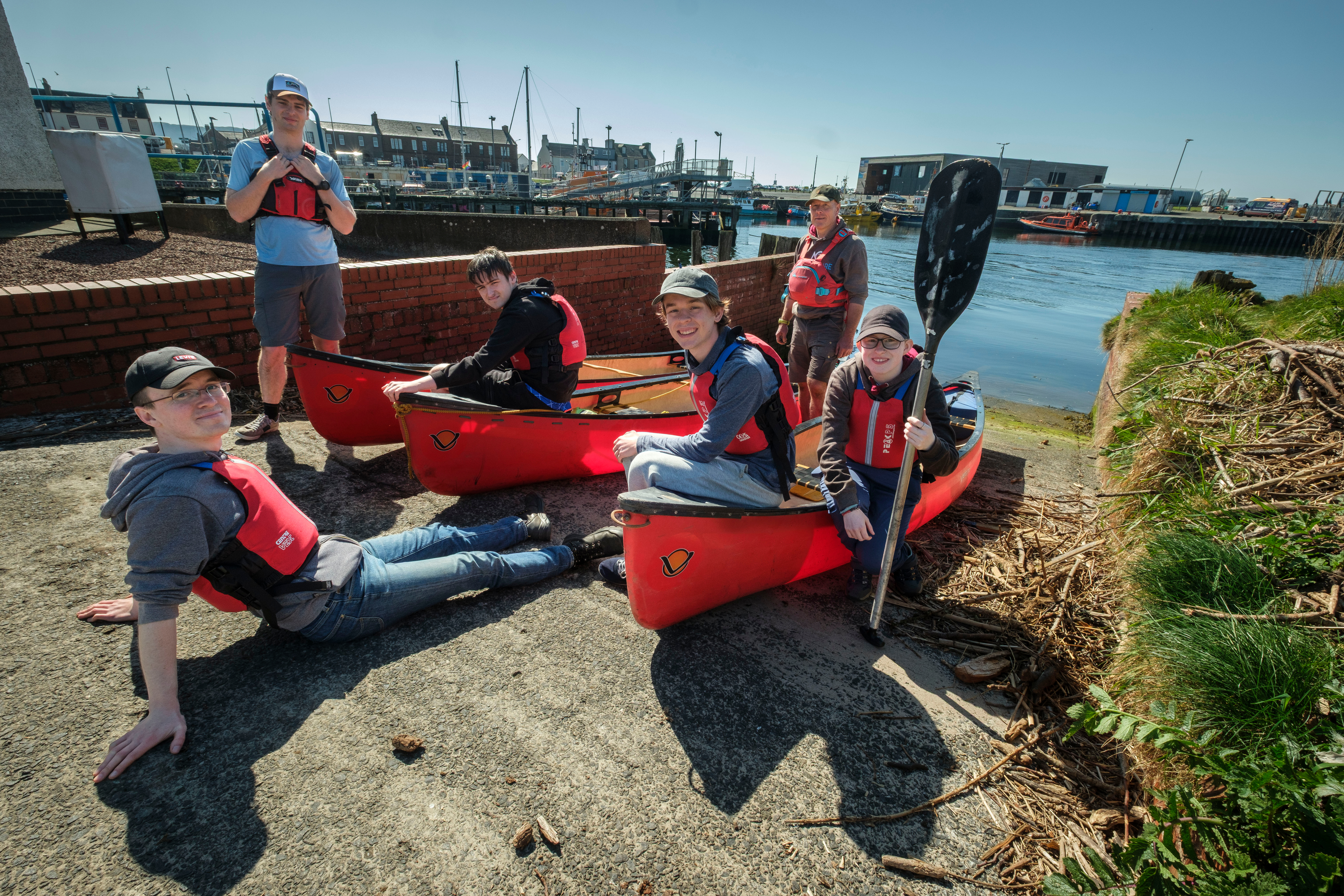 Young People on an ACE Day in Girvan