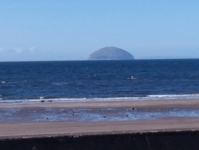 Ailsa Craig from a South Ayrshire beach